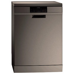 AEG F88709M0P Freestanding Dishwasher, Stainless Steel